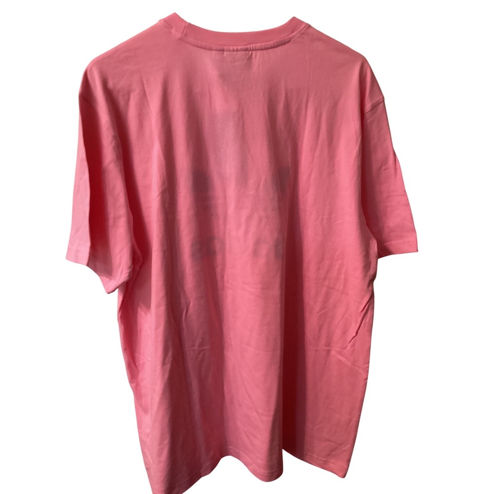 Adidas Originals Men Essentials Trefoil Tee Bliss Pink Black KR8884 Size XL NWT - Picture 2 of 5